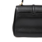 CELINE セリーヌ / 現行モデル / スモール 16 (セーズ) バッグ / サチネイテッド カーフ スキン (BLACK)