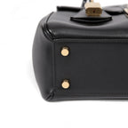 CELINE セリーヌ / 現行モデル / スモール 16 (セーズ) バッグ / サチネイテッド カーフ スキン (BLACK)