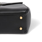 CELINE セリーヌ / 現行モデル / スモール 16 (セーズ) バッグ / サチネイテッド カーフ スキン (BLACK)