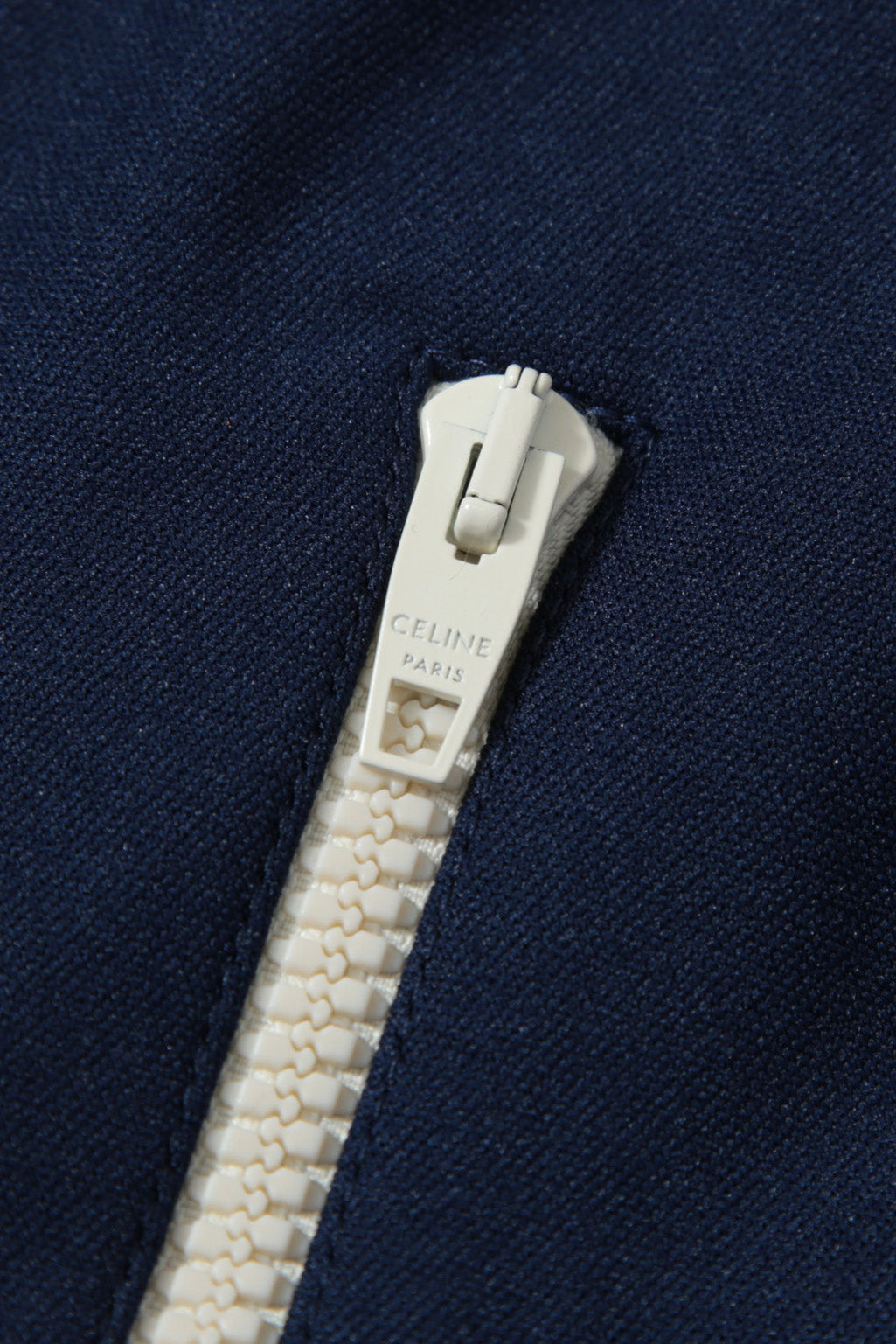 超美品 CELINE セリーヌ 21AW / エディ期 トリオンフZIP トラックスーツ ジャケット / ダブルフェイスジャージー / size M (NAVY)