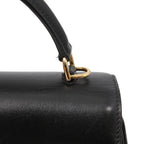 CELINE セリーヌ / 現行モデル / スモール 16 (セーズ) バッグ / サチネイテッド カーフ スキン (BLACK)