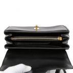 CELINE セリーヌ / 現行モデル / スモール 16 (セーズ) バッグ / サチネイテッド カーフ スキン (BLACK)