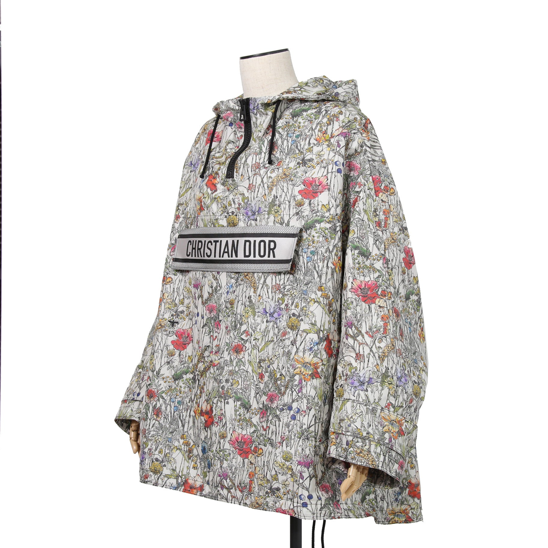 希少 Christian Dior クリスチャンディオール  / 22SS 極美品 Mille Fleurs  アノラック パーカー  / テクニカル タフタ ジャガード  / 花柄 / 117C10A2884 / size XS (MURTI COLOR)