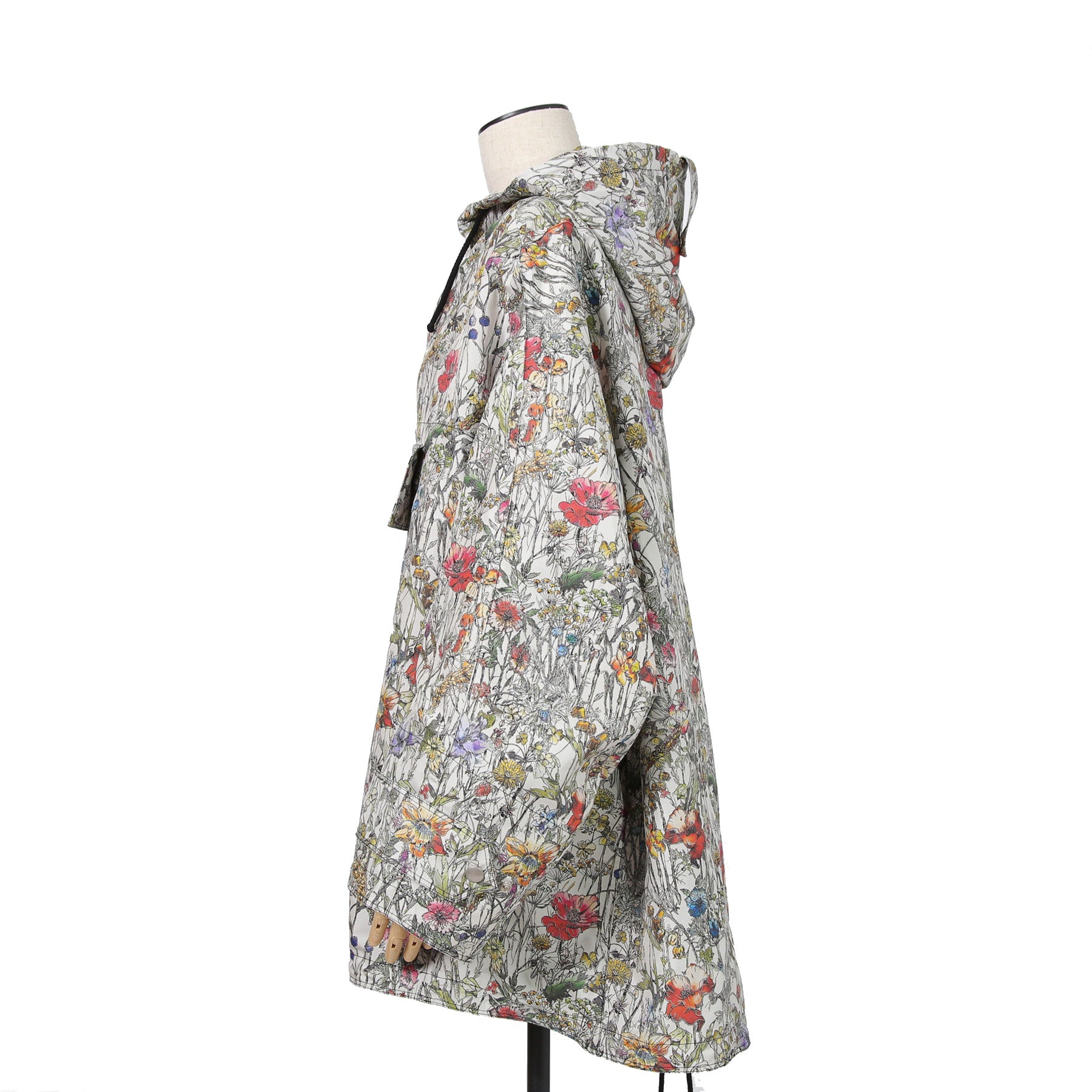 希少 Christian Dior クリスチャンディオール  / 22SS 極美品 Mille Fleurs  アノラック パーカー  / テクニカル タフタ ジャガード  / 花柄 / 117C10A2884 / size XS (MURTI COLOR)
