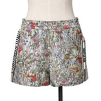 希少 Christian Dior クリスチャンディオール  / 21SS 極美品 Mille Fleurs ミルフルール サイドロゴ ストライプ ショート パンツ  / テクニカル タフタ ジャガード  / 花柄 / 117P21A2884 / size 36  (MURTI COLOR)