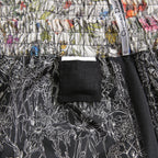 希少 Christian Dior クリスチャンディオール  / 21SS 極美品 Mille Fleurs ミルフルール サイドロゴ ストライプ ショート パンツ  / テクニカル タフタ ジャガード  / 花柄 / 117P21A2884 / size 36  (MURTI COLOR)