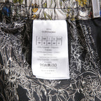 希少 Christian Dior クリスチャンディオール  / 21SS 極美品 Mille Fleurs ミルフルール サイドロゴ ストライプ ショート パンツ  / テクニカル タフタ ジャガード  / 花柄 / 117P21A2884 / size 36  (MURTI COLOR)