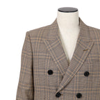 CELINE セリーヌ / 2024AW 極美品 プリンス オブ ウェールズ チェック / セットアップ スーツ / size 38 / ダブルジャケット / 2タック パンツ / レディース