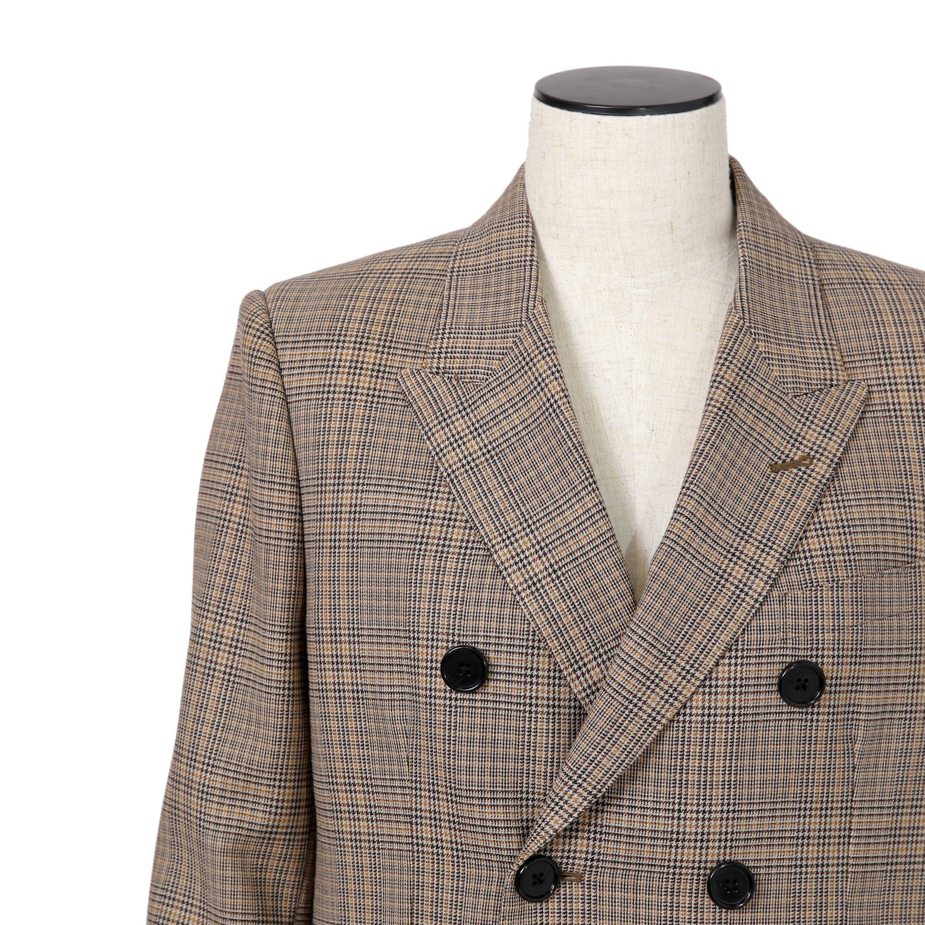 CELINE セリーヌ / 2024AW 極美品 プリンス オブ ウェールズ チェック / セットアップ スーツ / size 38 / ダブルジャケット / 2タック パンツ / レディース