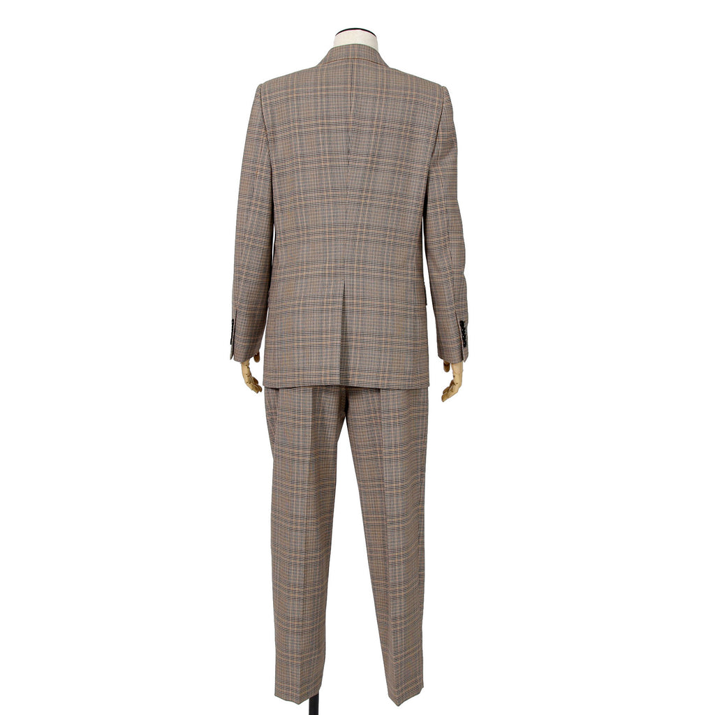 CELINE セリーヌ / 2024AW 極美品 プリンス オブ ウェールズ チェック / セットアップ スーツ / size 38 / ダブルジャケット / 2タック パンツ / レディース