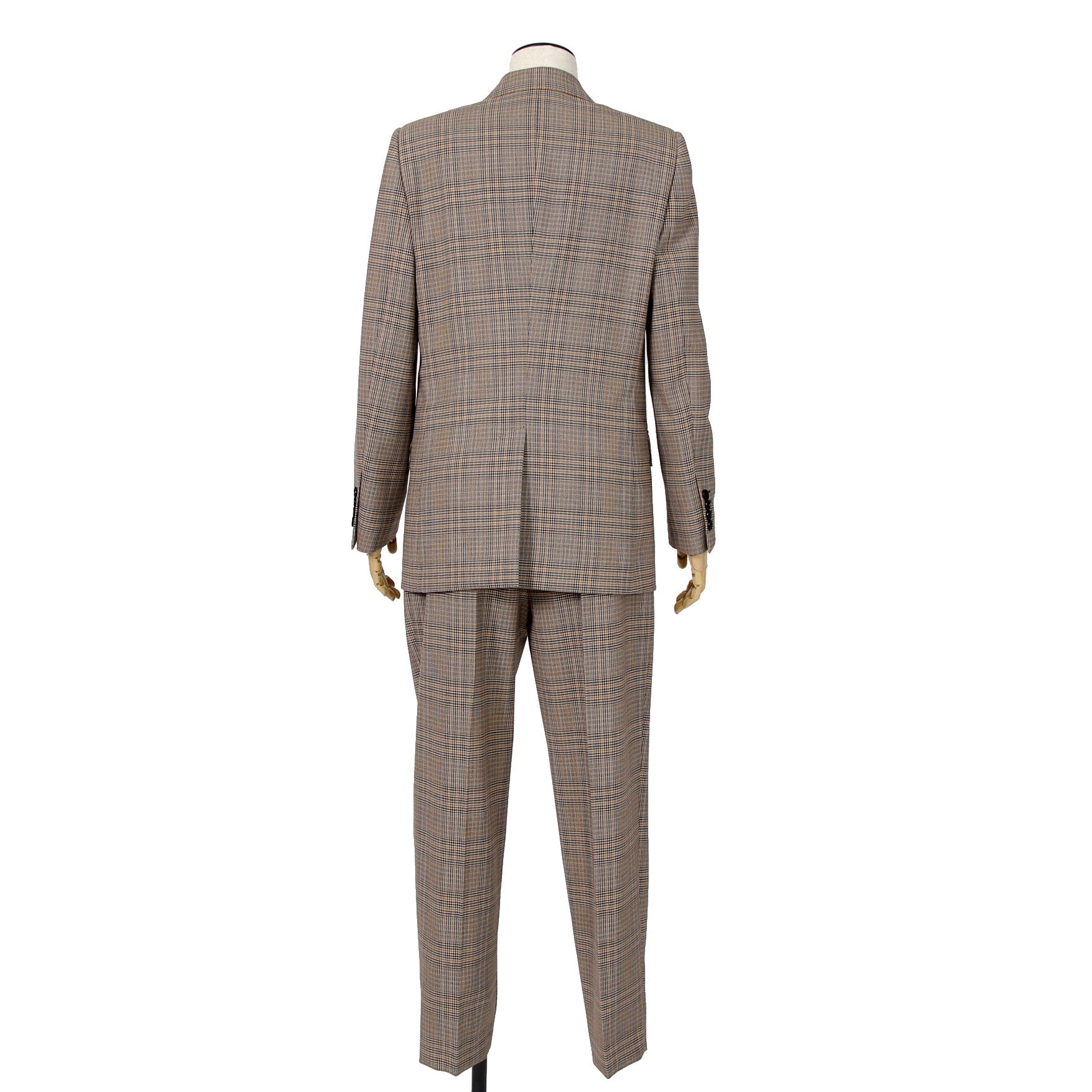 CELINE セリーヌ / 2024AW 極美品 プリンス オブ ウェールズ チェック / セットアップ スーツ / size 38 / ダブルジャケット / 2タック パンツ / レディース