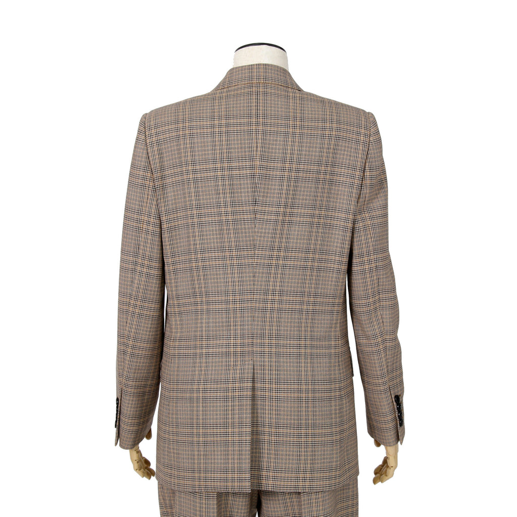 CELINE セリーヌ / 2024AW 極美品 プリンス オブ ウェールズ チェック / セットアップ スーツ / size 38 / ダブルジャケット / 2タック パンツ / レディース