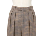 CELINE セリーヌ / 2024AW 極美品 プリンス オブ ウェールズ チェック / セットアップ スーツ / size 38 / ダブルジャケット / 2タック パンツ / レディース