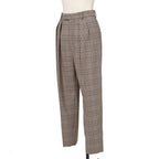 CELINE セリーヌ / 2024AW 極美品 プリンス オブ ウェールズ チェック / セットアップ スーツ / size 38 / ダブルジャケット / 2タック パンツ / レディース