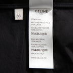 CELINE セリーヌ / 2024AW 極美品 プリンス オブ ウェールズ チェック / セットアップ スーツ / size 38 / ダブルジャケット / 2タック パンツ / レディース