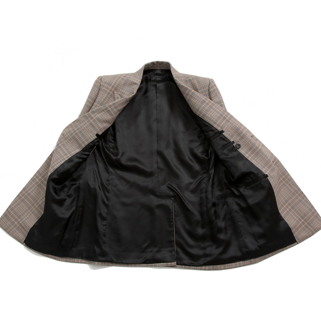 CELINE セリーヌ / 2024AW 極美品 プリンス オブ ウェールズ チェック / セットアップ スーツ / size 38 / ダブルジャケット / 2タック パンツ / レディース