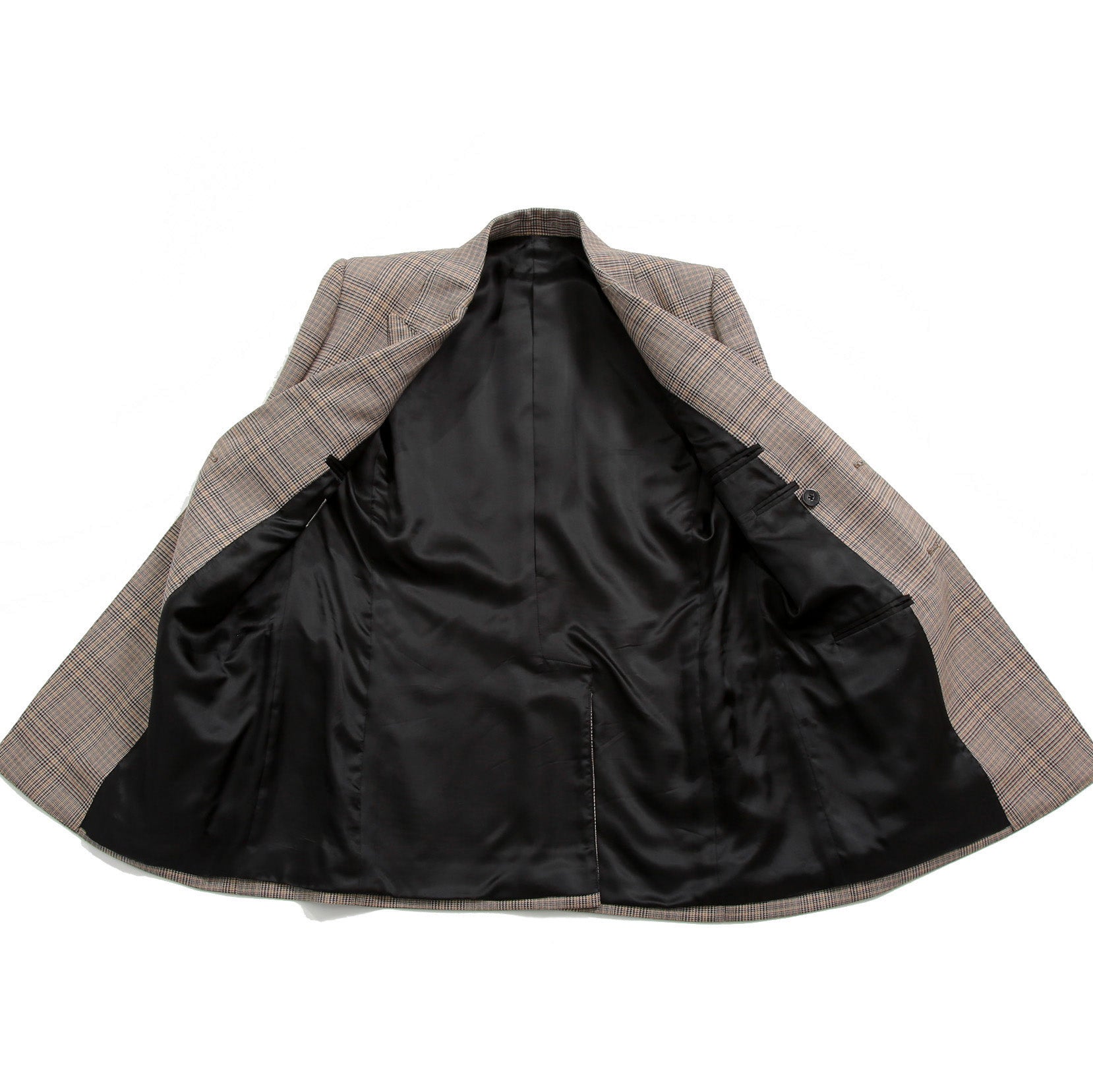 CELINE セリーヌ / 2024AW 極美品 プリンス オブ ウェールズ チェック / セットアップ スーツ / size 38 / ダブルジャケット / 2タック パンツ / レディース