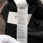CELINE セリーヌ / 2024AW 極美品 プリンス オブ ウェールズ チェック / セットアップ スーツ / size 38 / ダブルジャケット / 2タック パンツ / レディース