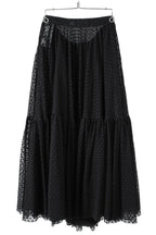 新品同様 国内正規 Christian Dior ディオール / 2020年商品 チュール スカート / ドット柄 / size 38 (M) BLACK 111J64A8505