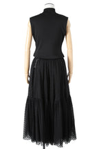 新品同様 国内正規 Christian Dior ディオール / 2020年商品 チュール スカート / ドット柄 / size 38 (M) BLACK 111J64A8505