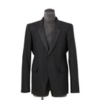 希少 RICK OWENS リックオウエンス / 22SS 美品 73cm SOFT BLEZER / RU01B1733 ZLSC / size 48 (BLACK)