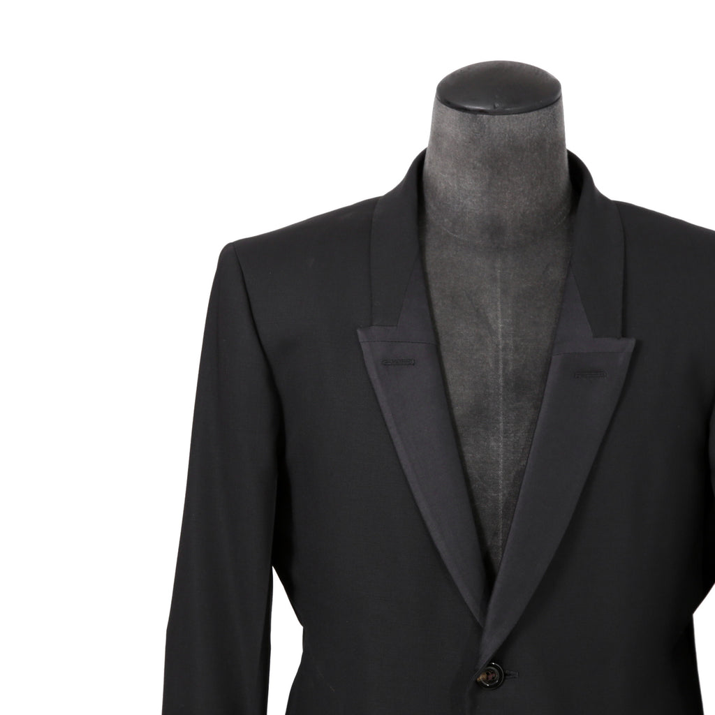 希少 RICK OWENS リックオウエンス / 22SS 美品 73cm SOFT BLEZER / RU01B1733 ZLSC / size 48 (BLACK)