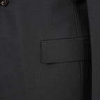 希少 RICK OWENS リックオウエンス / 22SS 美品 73cm SOFT BLEZER / RU01B1733 ZLSC / size 48 (BLACK)