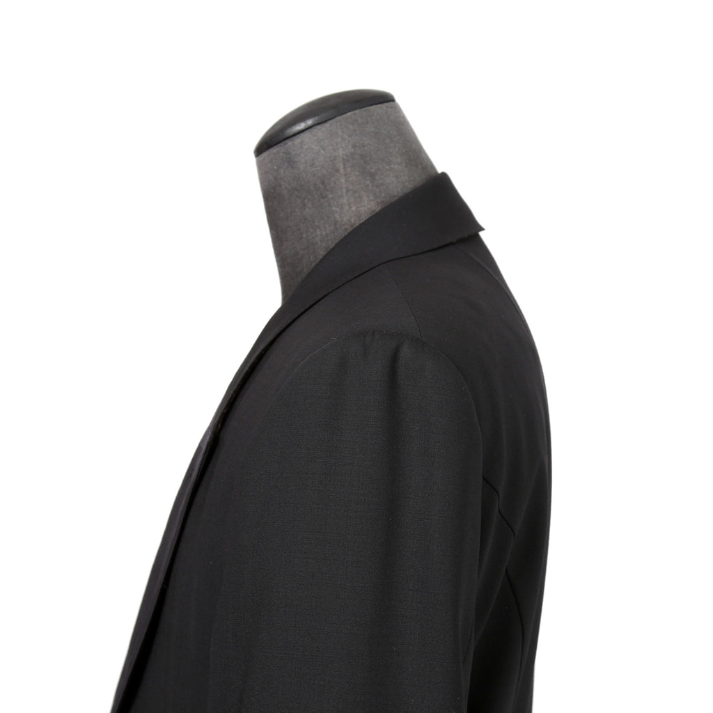 希少 RICK OWENS リックオウエンス / 22SS 美品 73cm SOFT BLEZER / RU01B1733 ZLSC / size 48 (BLACK)