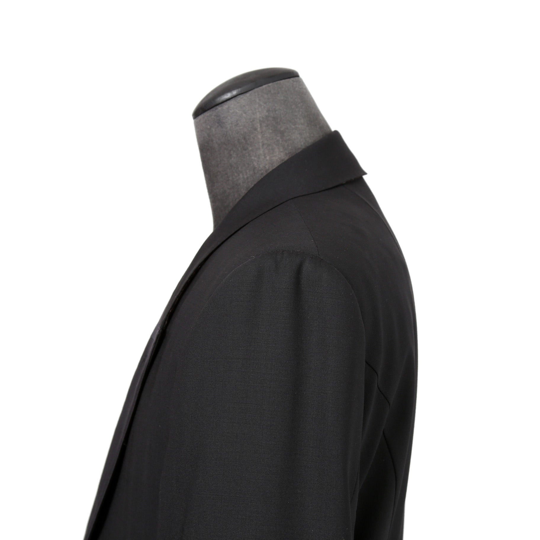 希少 RICK OWENS リックオウエンス / 22SS 美品 73cm SOFT BLEZER / RU01B1733 ZLSC / size 48 (BLACK)