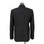 希少 RICK OWENS リックオウエンス / 22SS 美品 73cm SOFT BLEZER / RU01B1733 ZLSC / size 48 (BLACK)