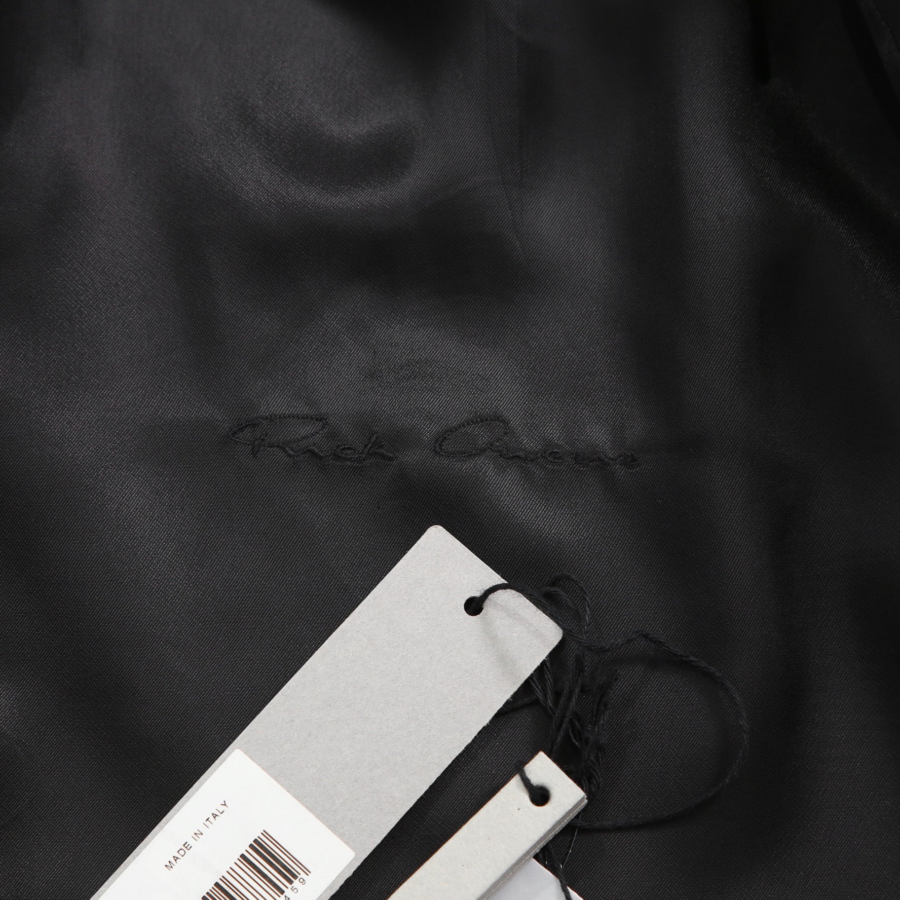 希少 RICK OWENS リックオウエンス / 22SS 美品 73cm SOFT BLEZER / RU01B1733 ZLSC / size 48 (BLACK)