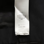 希少 RICK OWENS リックオウエンス / 22SS 美品 73cm SOFT BLEZER / RU01B1733 ZLSC / size 48 (BLACK)