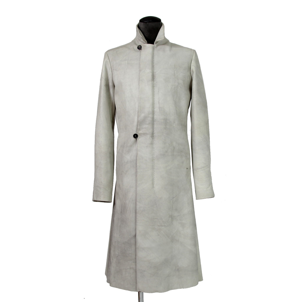 m.a+ エムエークロス / 23AW VERTICAL POCKETS FITTED COAT / GUIDI CALF LEATHER / SY1.0 / SIZE 48 (CARBON)