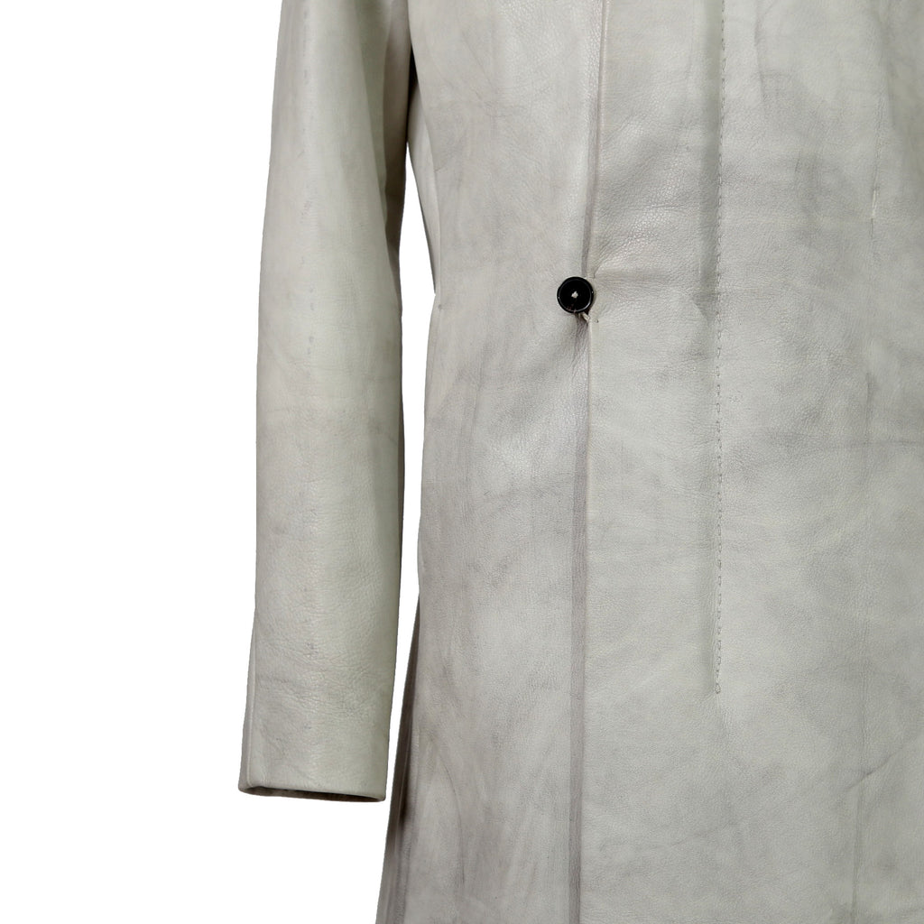 m.a+ エムエークロス / 23AW VERTICAL POCKETS FITTED COAT / GUIDI CALF LEATHER / SY1.0 / SIZE 48 (CARBON)