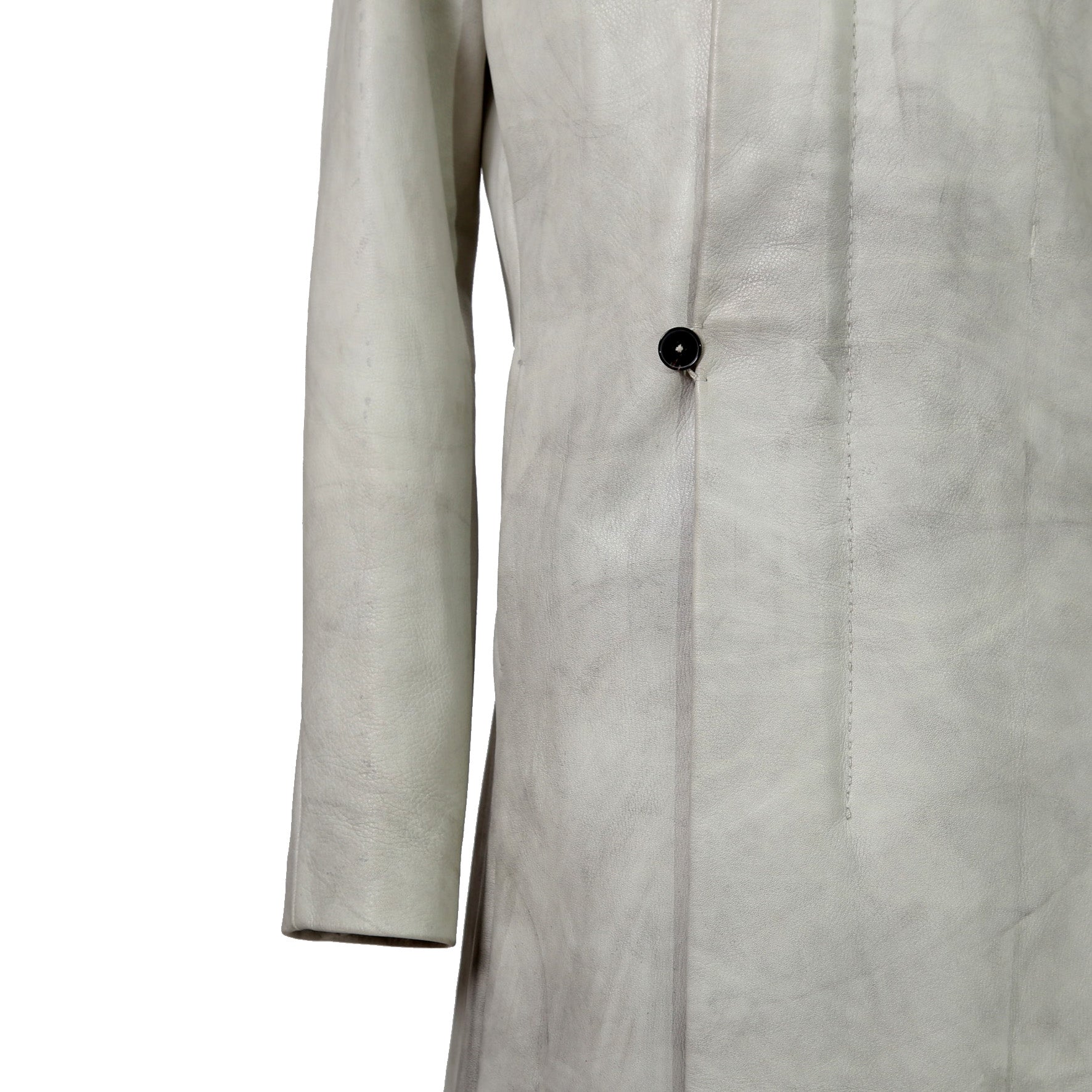 m.a+ エムエークロス / 23AW VERTICAL POCKETS FITTED COAT / GUIDI CALF LEATHER / SY1.0 / SIZE 48 (CARBON)