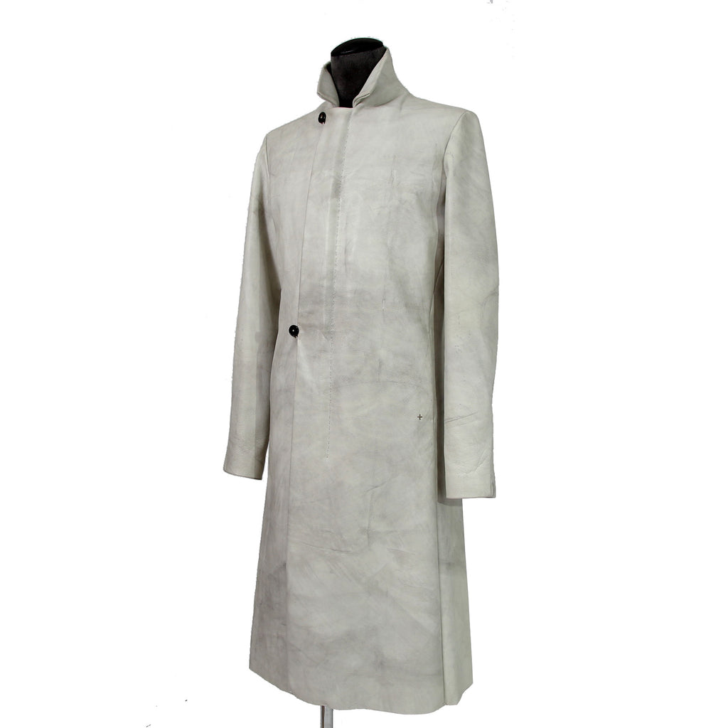 m.a+ エムエークロス / 23AW VERTICAL POCKETS FITTED COAT / GUIDI CALF LEATHER / SY1.0 / SIZE 48 (CARBON)