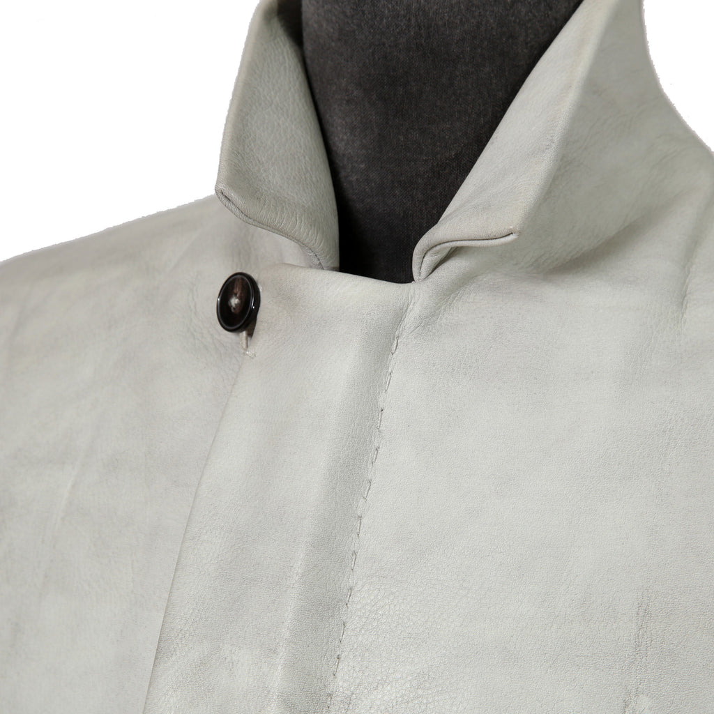 m.a+ エムエークロス / 23AW VERTICAL POCKETS FITTED COAT / GUIDI CALF LEATHER / SY1.0 / SIZE 48 (CARBON)