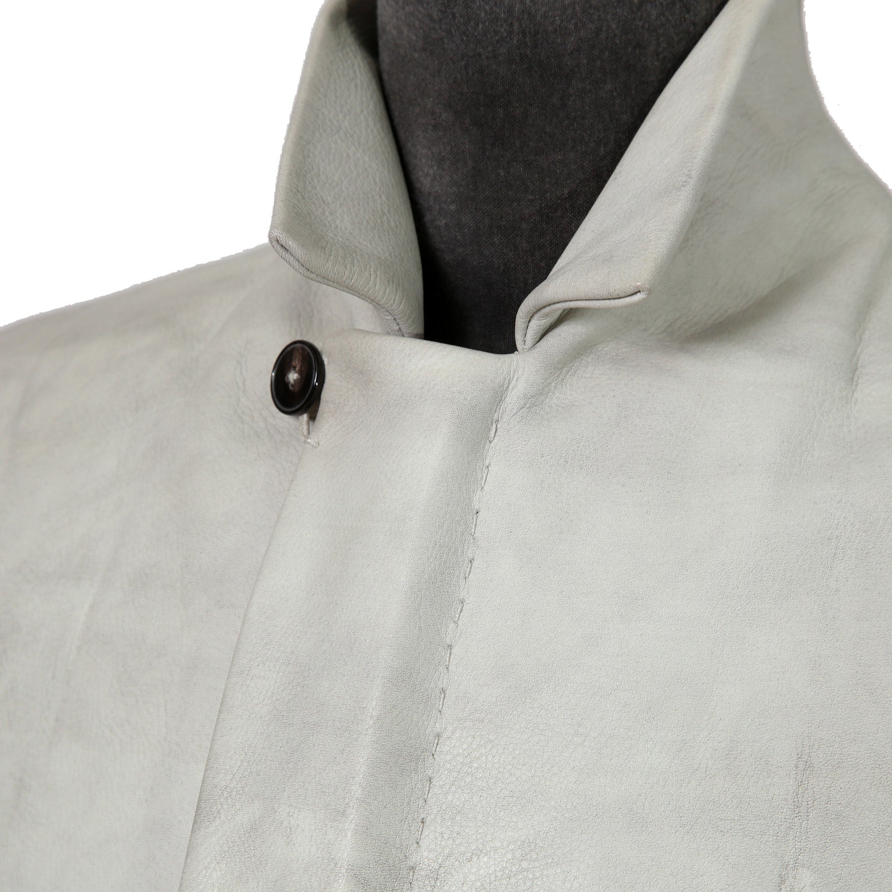 m.a+ エムエークロス / 23AW VERTICAL POCKETS FITTED COAT / GUIDI CALF LEATHER / SY1.0 / SIZE 48 (CARBON)