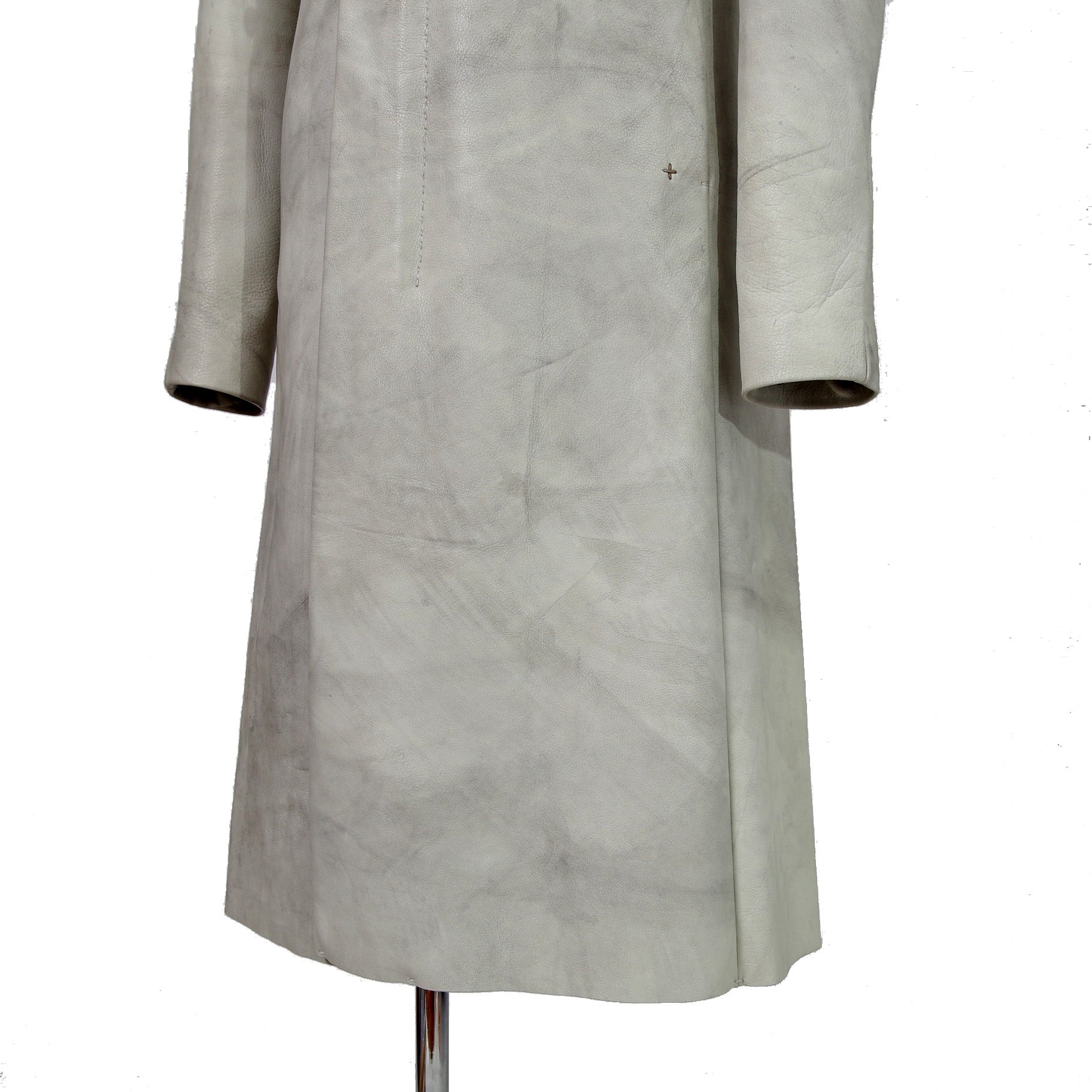 m.a+ エムエークロス / 23AW VERTICAL POCKETS FITTED COAT / GUIDI CALF LEATHER / SY1.0 / SIZE 48 (CARBON)