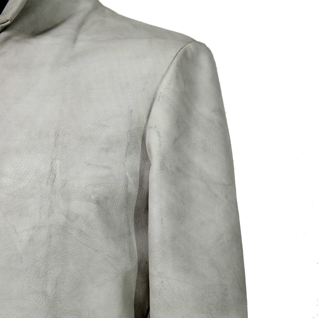 m.a+ エムエークロス / 23AW VERTICAL POCKETS FITTED COAT / GUIDI CALF LEATHER / SY1.0 / SIZE 48 (CARBON)