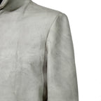 m.a+ エムエークロス / 23AW VERTICAL POCKETS FITTED COAT / GUIDI CALF LEATHER / SY1.0 / SIZE 48 (CARBON)