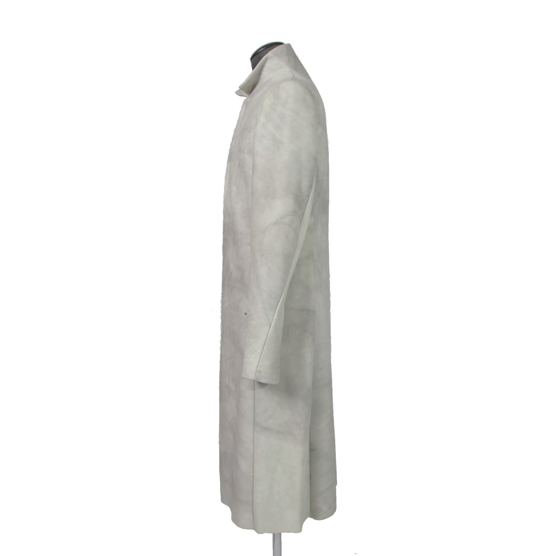 m.a+ エムエークロス / 23AW VERTICAL POCKETS FITTED COAT / GUIDI CALF LEATHER / SY1.0 / SIZE 48 (CARBON)