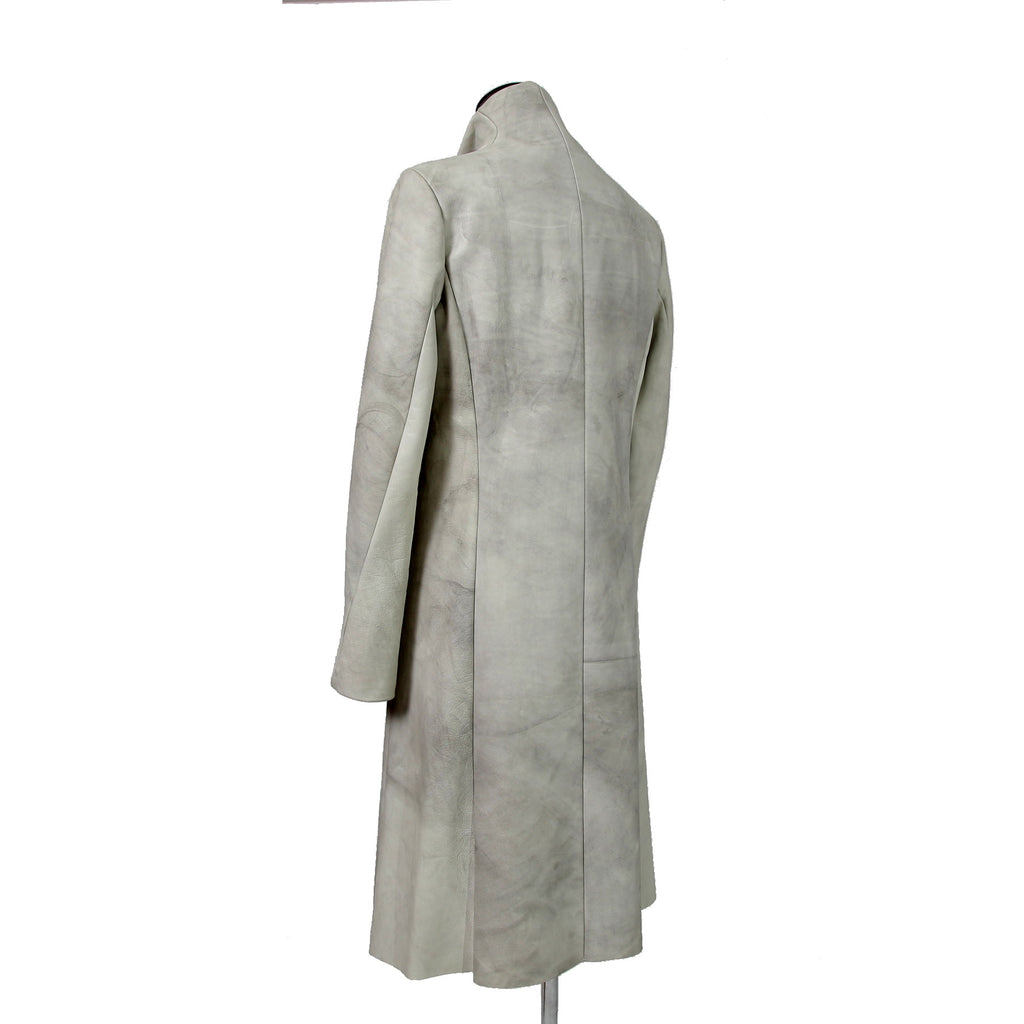 m.a+ エムエークロス / 23AW VERTICAL POCKETS FITTED COAT / GUIDI CALF LEATHER / SY1.0 / SIZE 48 (CARBON)