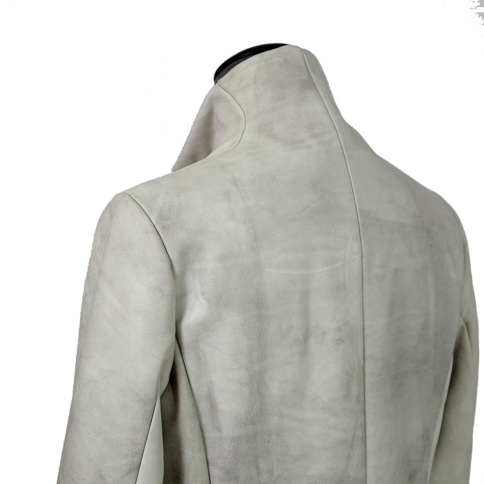 m.a+ エムエークロス / 23AW VERTICAL POCKETS FITTED COAT / GUIDI CALF LEATHER / SY1.0 / SIZE 48 (CARBON)