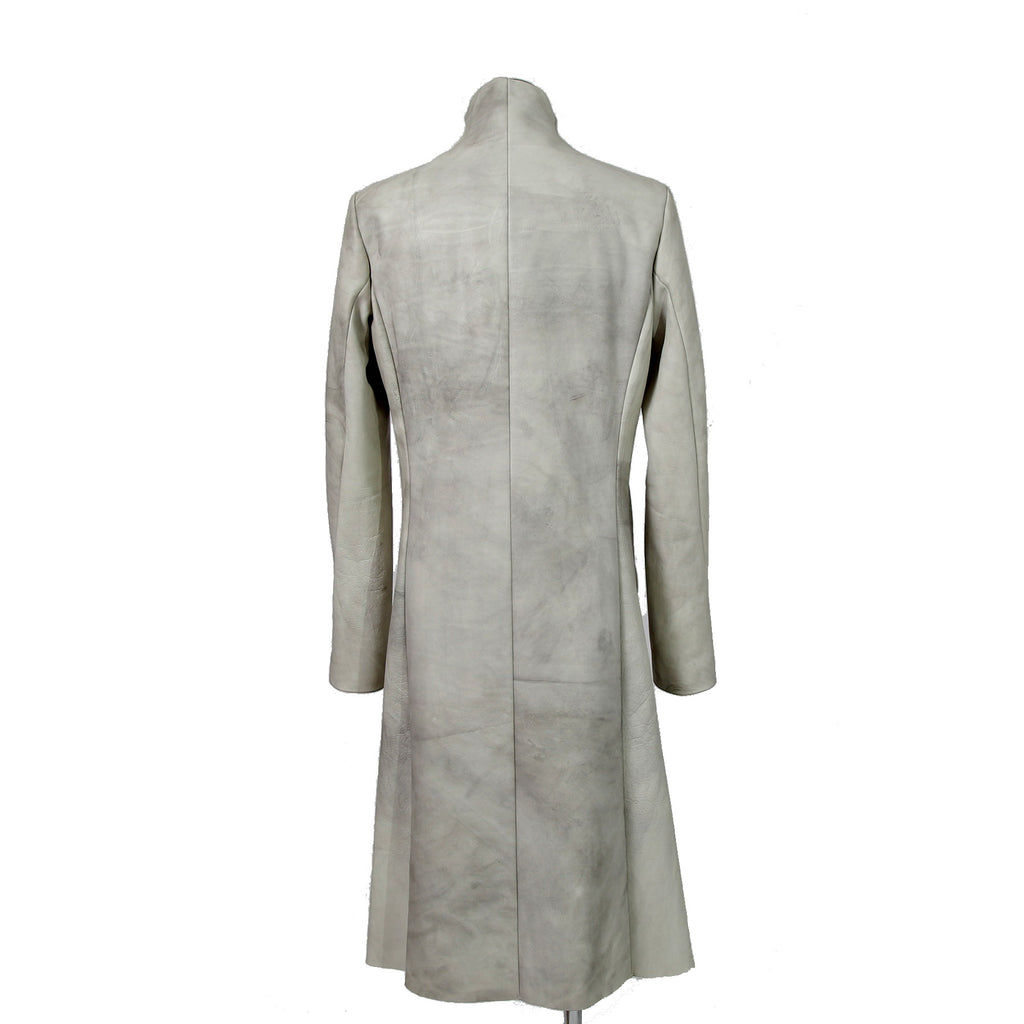 m.a+ エムエークロス / 23AW VERTICAL POCKETS FITTED COAT / GUIDI CALF LEATHER / SY1.0 / SIZE 48 (CARBON)