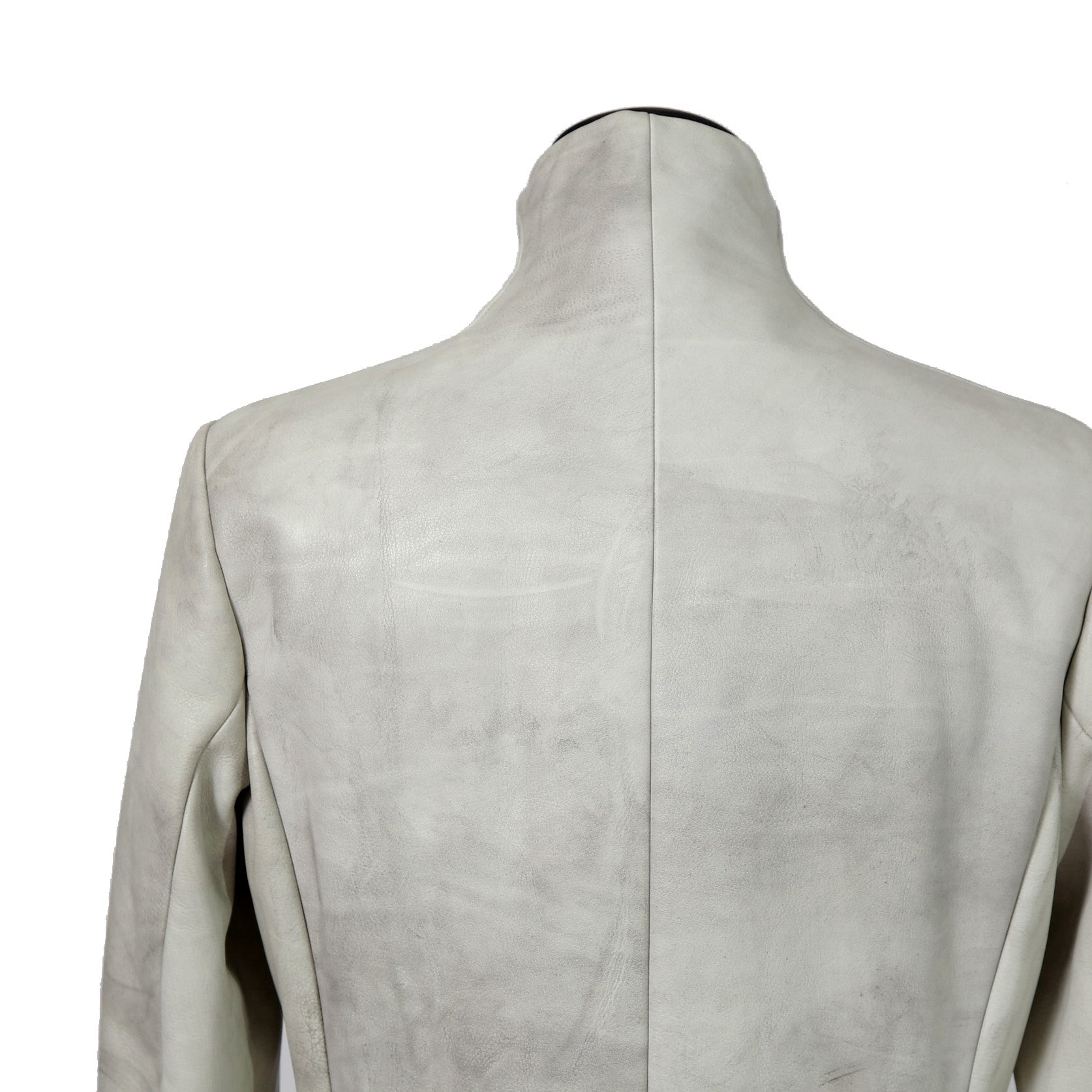 m.a+ エムエークロス / 23AW VERTICAL POCKETS FITTED COAT / GUIDI CALF LEATHER / SY1.0 / SIZE 48 (CARBON)