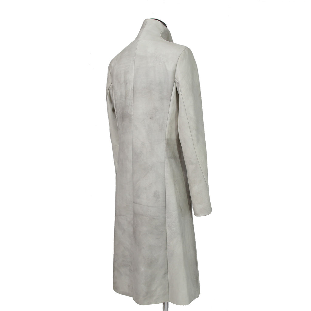 m.a+ エムエークロス / 23AW VERTICAL POCKETS FITTED COAT / GUIDI CALF LEATHER / SY1.0 / SIZE 48 (CARBON)