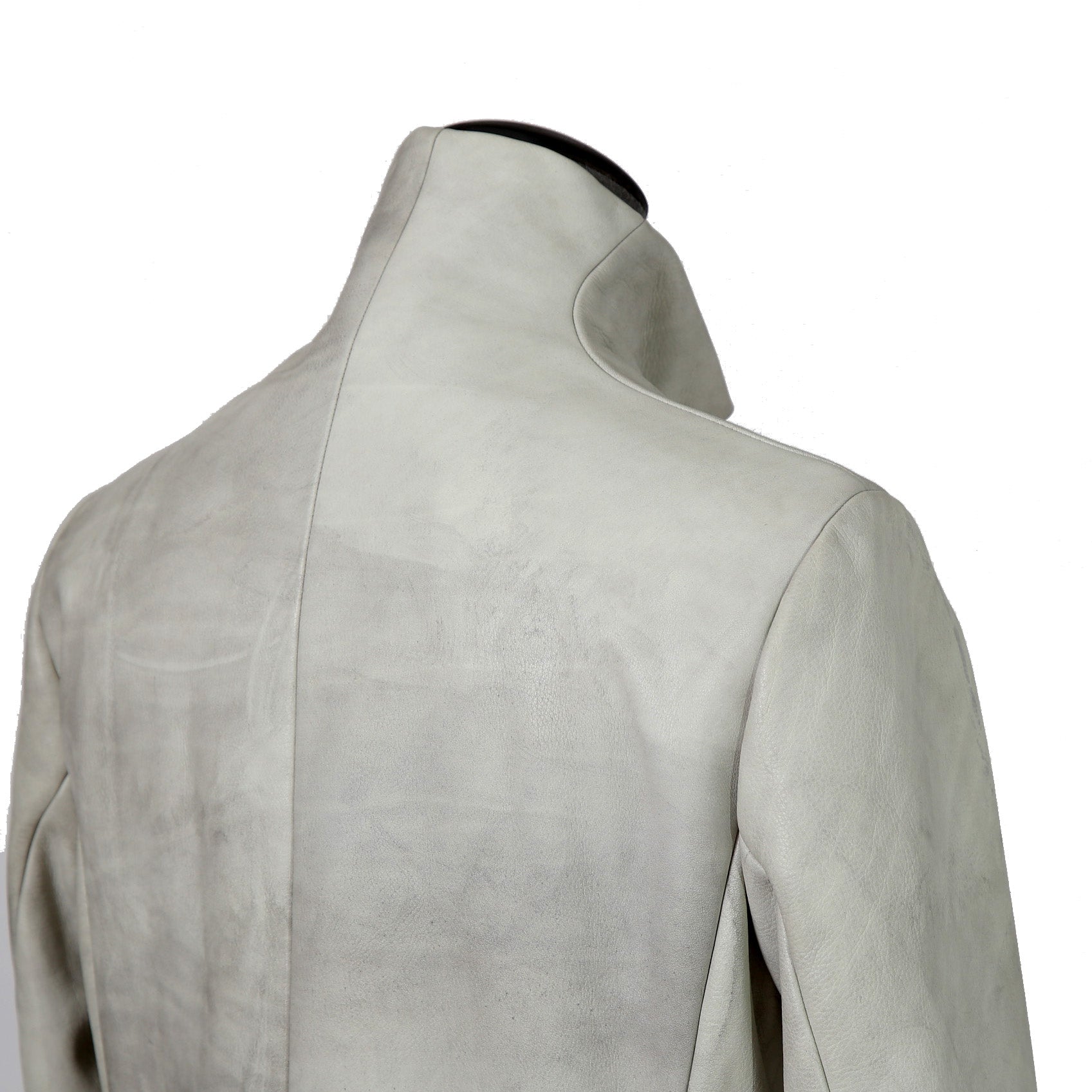 m.a+ エムエークロス / 23AW VERTICAL POCKETS FITTED COAT / GUIDI CALF LEATHER / SY1.0 / SIZE 48 (CARBON)