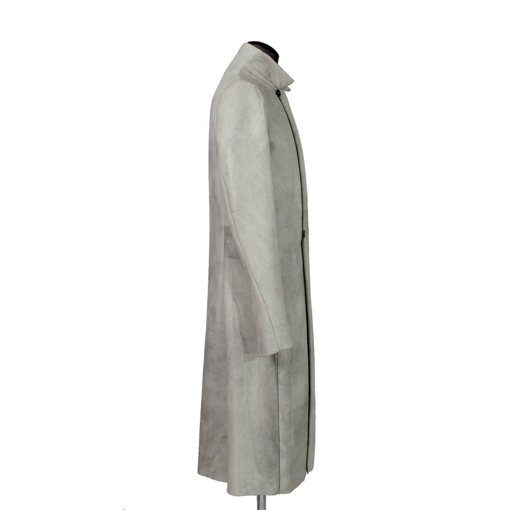 m.a+ エムエークロス / 23AW VERTICAL POCKETS FITTED COAT / GUIDI CALF LEATHER / SY1.0 / SIZE 48 (CARBON)