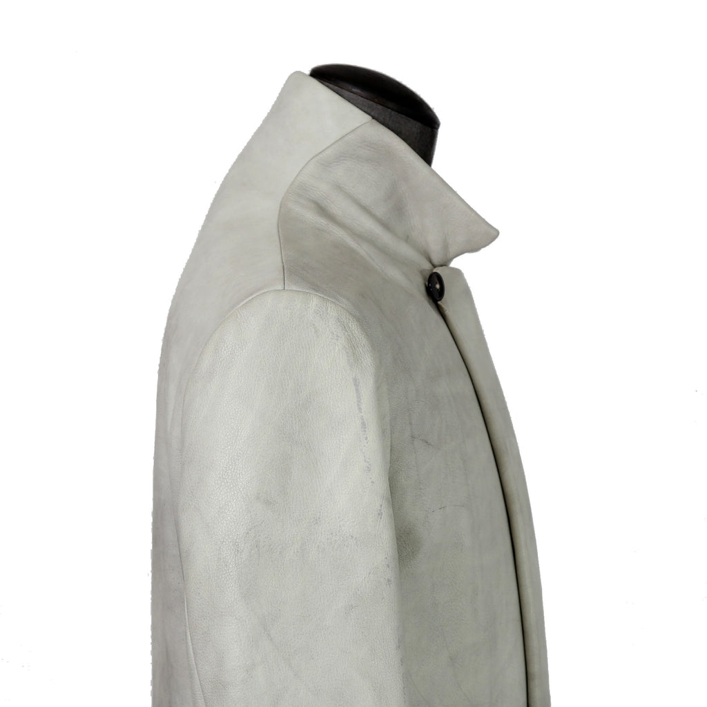 m.a+ エムエークロス / 23AW VERTICAL POCKETS FITTED COAT / GUIDI CALF LEATHER / SY1.0 / SIZE 48 (CARBON)